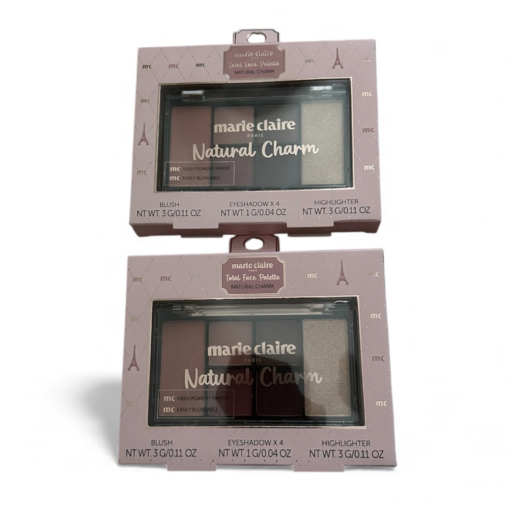Marie Claire Natural Charm Makeup Palette 2 pcs set